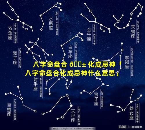 八字命盘合 🐱 化成忌神「八字命盘合化成忌神什么意思」
